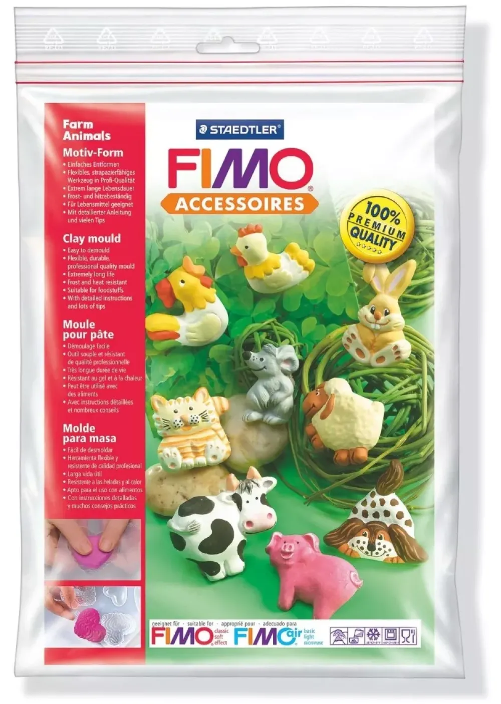 Discount Molde Flexible Farm Animals Pastas Moldeables