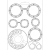 Outlet Molde Flexible Goggles Lady Vagabond Lifestyle 15x21cm Herramientas Para Modelado|Pastas Moldeables