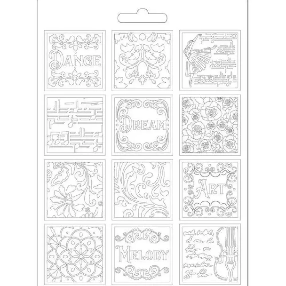 Online Molde Flexible Patchwork Music Passion 14x21cm Pastas Moldeables|Herramientas Para Modelado