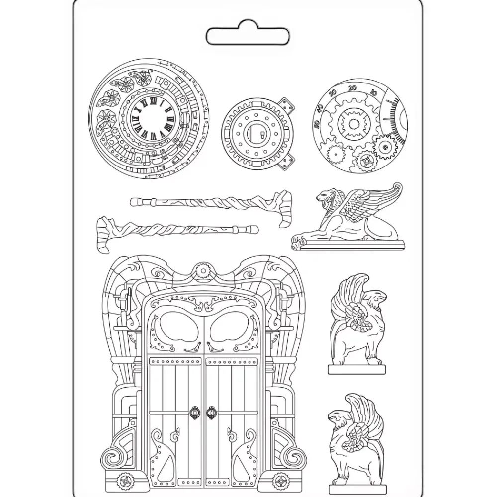 Outlet Molde Flexible Puerta Magic Forest 21x29cm Herramientas Para Modelado|Pastas Moldeables