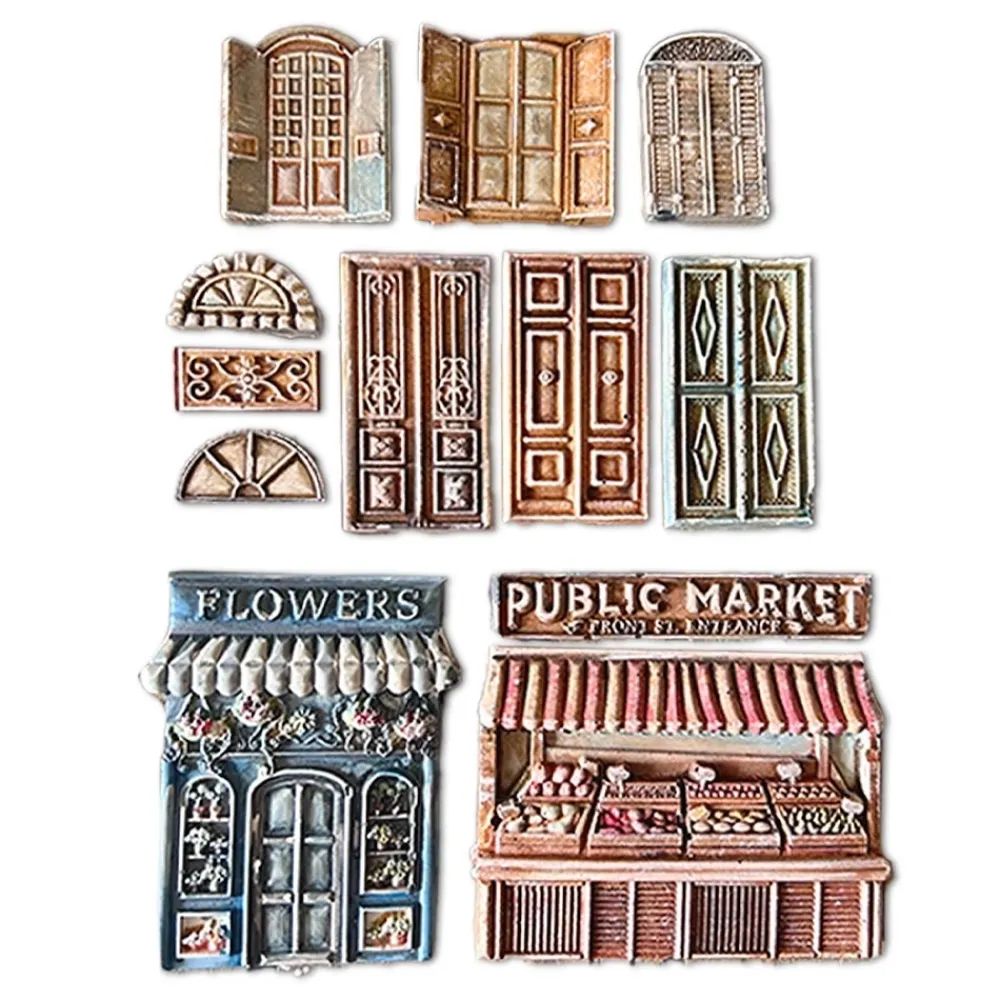 Clearance Molde flexible Puertas y Ventanas Art of Travelling 21x29cm Herramientas Para Modelado