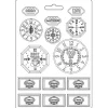 New Molde flexible Relojes Coffee & Chocolate 21x29cm Herramientas Para Modelado