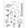 Discount Molde flexible Romantic Hidden Grove 21x29cm Herramientas Para Modelado