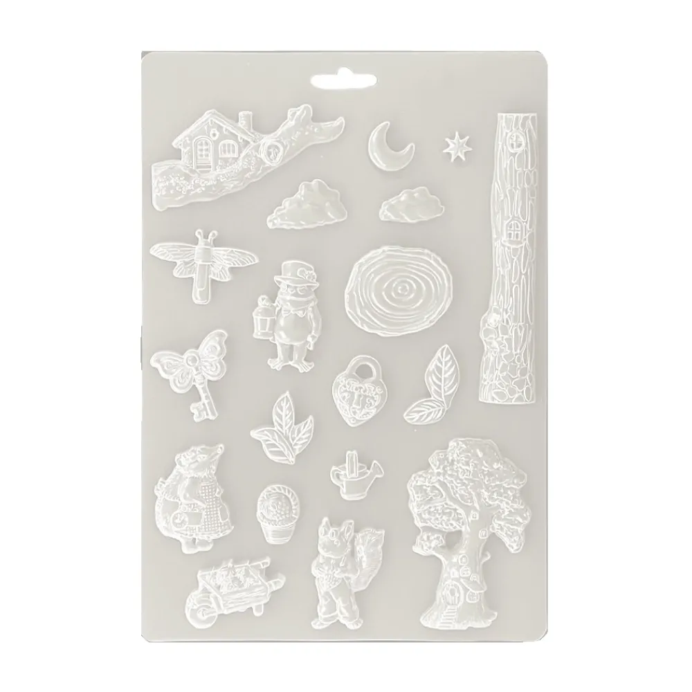 Discount Molde flexible Romantic Hidden Grove 21x29cm Herramientas Para Modelado