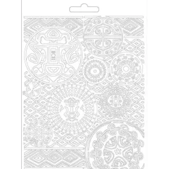 Hot Molde Flexible Texture Amazonia 14x21cm Herramientas Para Modelado|Pastas Moldeables