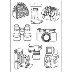 Best Molde Flexible Travel Accessories Romantic Our Way 21x29cm Herramientas Para Modelado|Pastas Moldeables