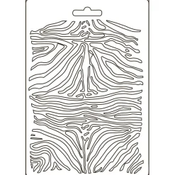 Online Molde Flexible Zebra Pattern Savana 14x21cm Herramientas Para Modelado|Pastas Moldeables