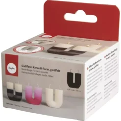 Online Molde para velas de silicona forma U acalanado Velas|Herramientas Para Modelado