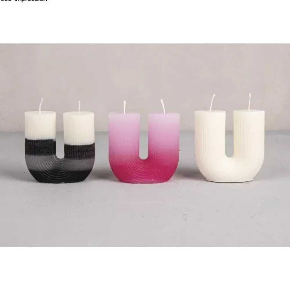 Online Molde para velas de silicona forma U acalanado Velas|Herramientas Para Modelado