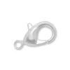 Discount Mosquetón Plateado 10mm Bisutería