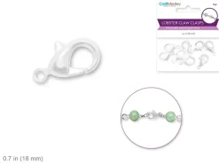 Online Mosquetón Plateado 18mm Bisutería