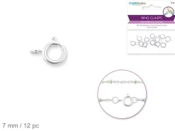 Clearance Mosquetones plata Bisutería