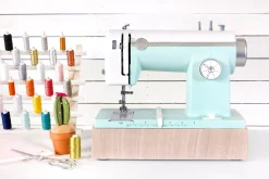 Discount Máquina de coser Stitch Happy Mint We R Memory Keepers Telas, Sedas Y Fieltro|Herramientas Para Tela