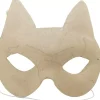Hot Máscara Gato Infantil de Papel Maché Niños Niños Y Regalos|Cartón Y Papel Maché
