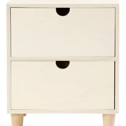 Online Mueble Cajonera de Madera 2 Cajones Organización|Maderas