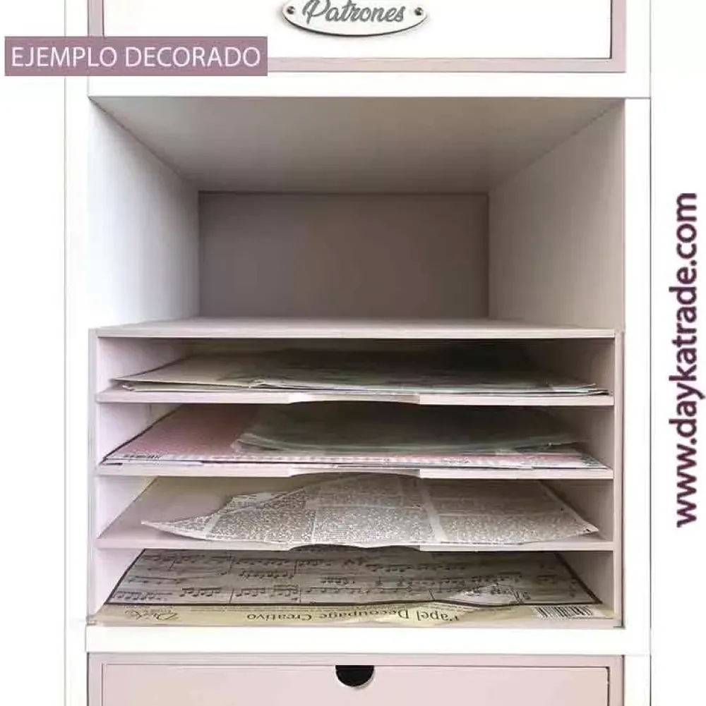 Outlet Mueble organizador de papeles de Scrap Dayka Organización