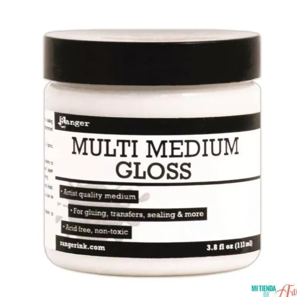 New Multi Medium Gloss 118ml Decoupage|Gessos Y Estucos