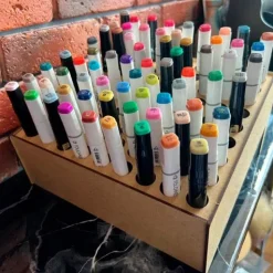 Clearance Organizador de escritorio rotuladores Negro Organización