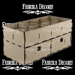 Sale Organizador rectangular de escritorio con dos cajones en DM Organización