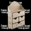 Online Organizador rectangular de escritorio con cuatro cajones en DM Organización