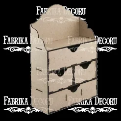 Online Organizador rectangular de escritorio con cuatro cajones en DM Organización