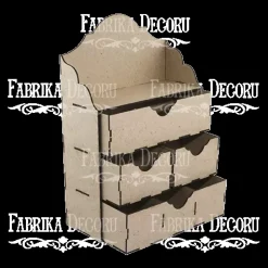 Online Organizador rectangular de escritorio con cuatro cajones en DM Organización