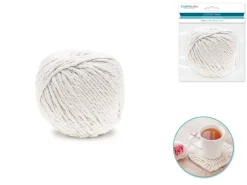 Ovillo de Hilo de Algodón Trenzado 3mm Macramé|Bisutería