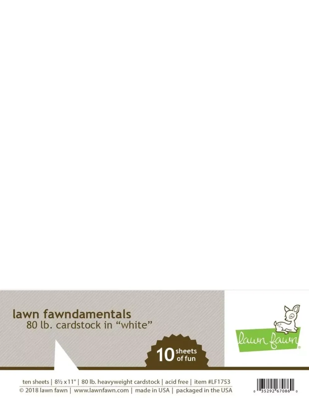 Discount Pack 10 unidades de cartulina Blancas Papeles