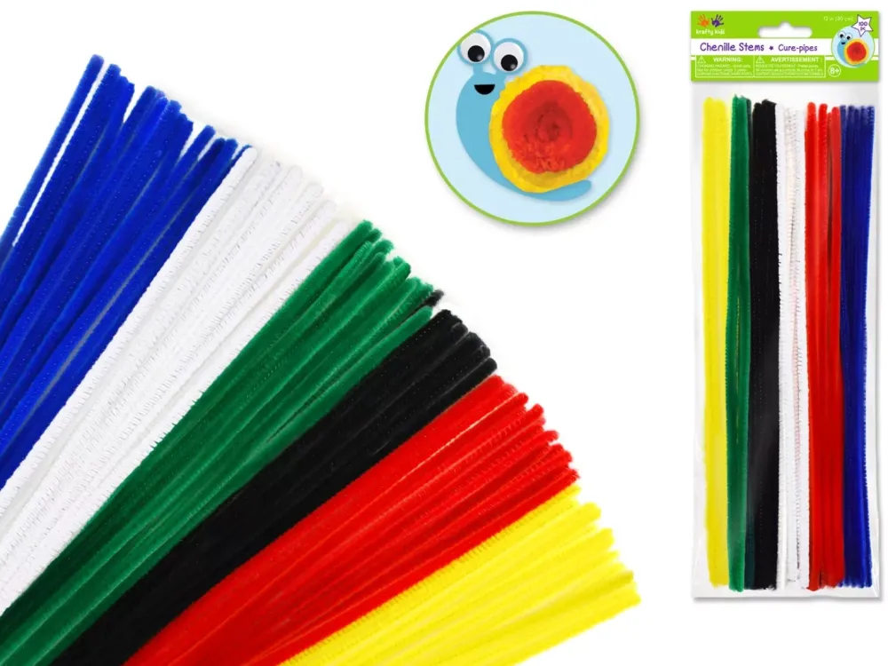Hot Pack de Chenilla Multicolor Goma Eva Fofuchas