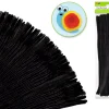 Discount Pack de Chenilla Negro Goma Eva Fofuchas