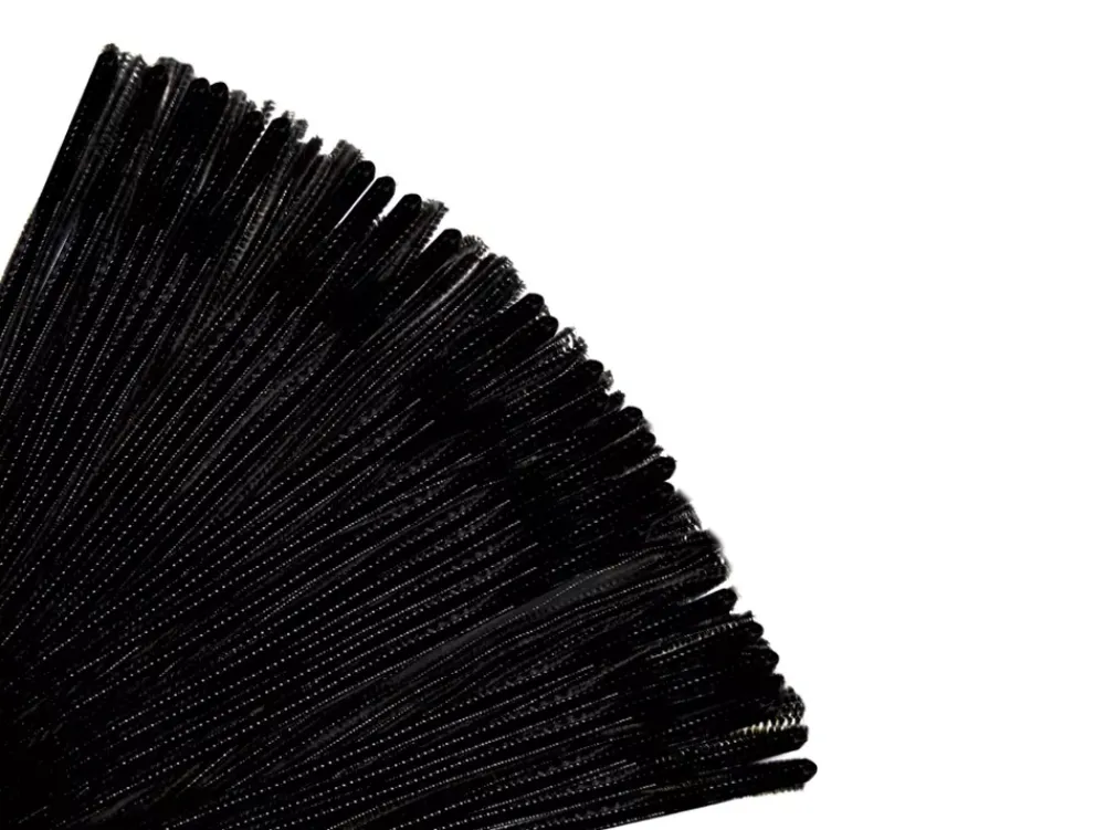 Discount Pack de Chenilla Negro Goma Eva Fofuchas