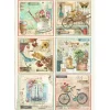 Clearance Papel de arroz 6 Tarjetas Garden 21x30cm Papeles|Decoupage