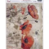Outlet Papel de Arroz Amapolas 29x42cm Decoupage