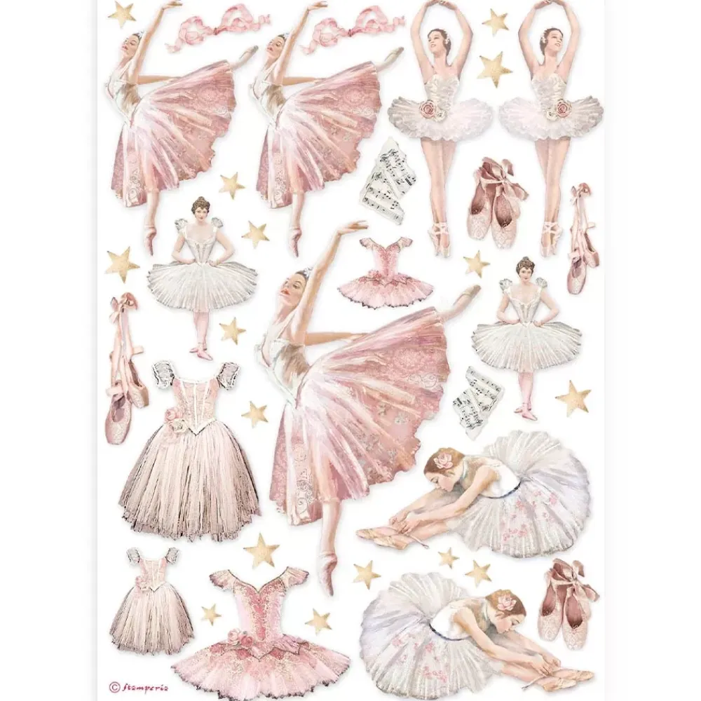 Sale Papel de arroz Bailarina Best Sellers 21x30cm Papeles|Decoupage