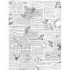 Discount Papel de Arroz Caligrafía 29x42cm Decoupage|Papeles