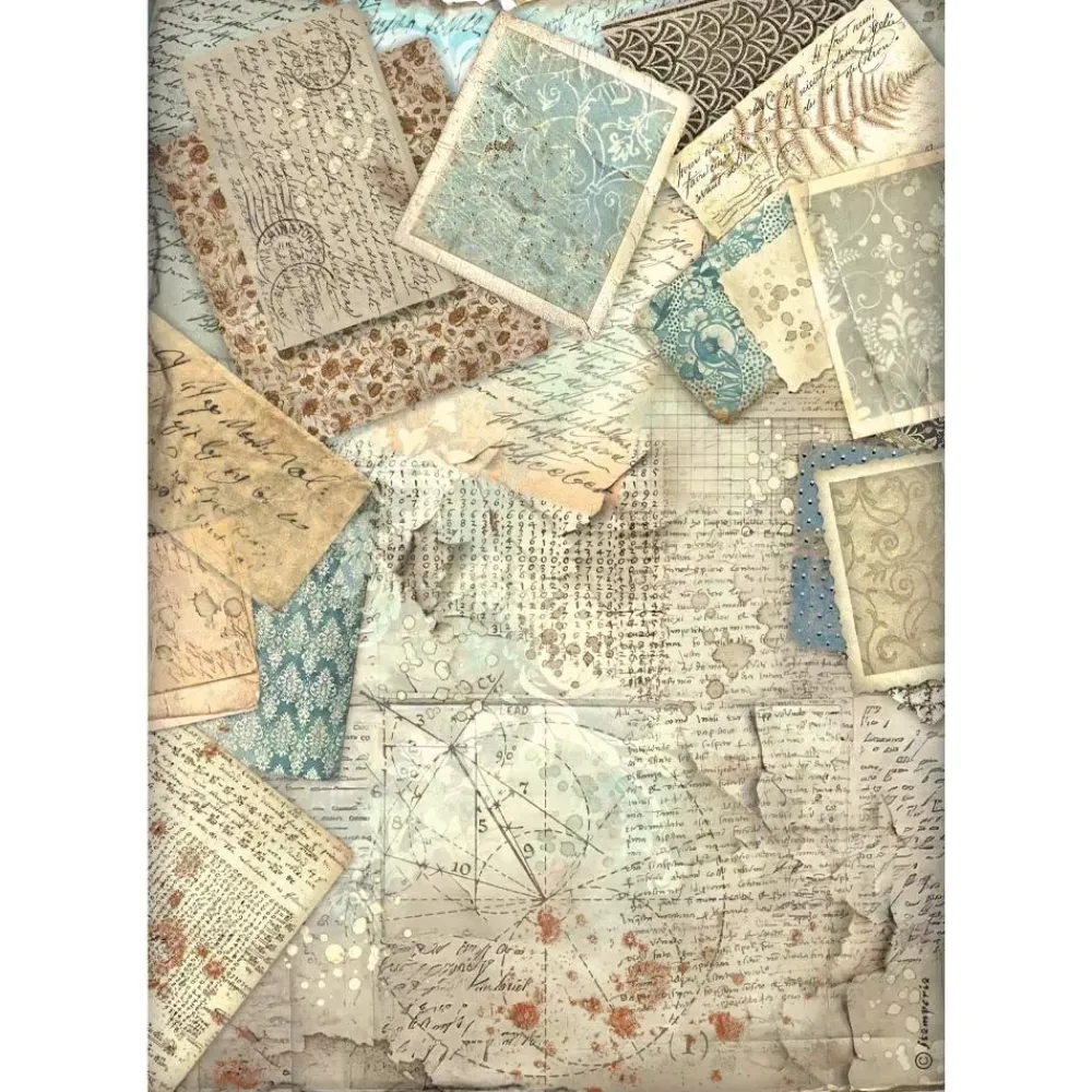 Clearance Papel de arroz Cartas Alterego 21x30cm Papeles|Decoupage