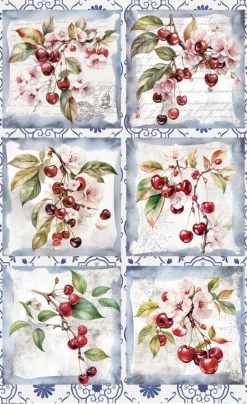 Best Papel de Arroz Cherrys III Fruits Market 54x33cm Papel Y Decoupage