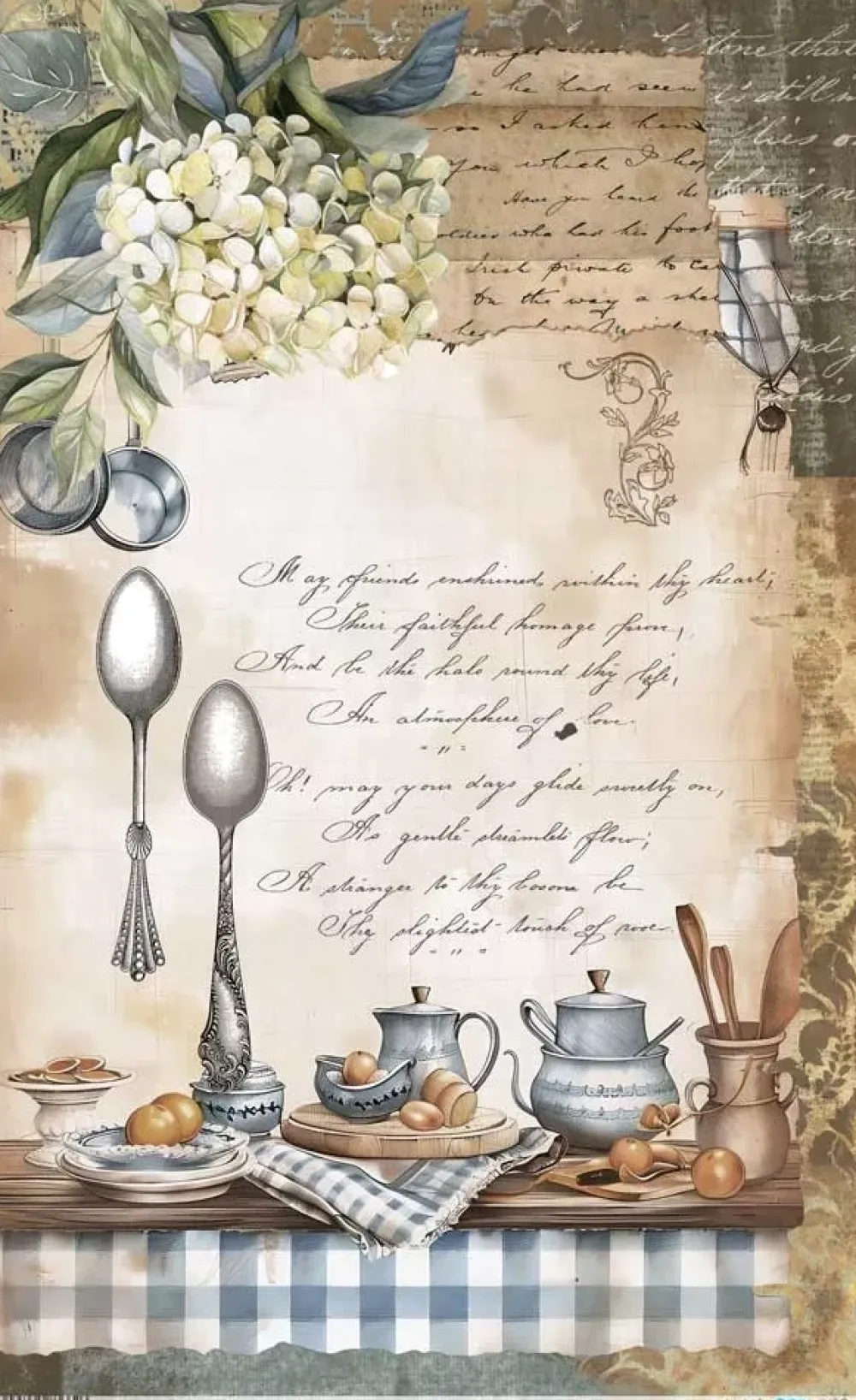 Best Papel de Arroz Cocina I Home & Deco Bath and Kitchen 54x33cm Decoupage
