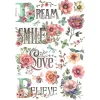 Clearance Papel de arroz Dream Smile Love Believe Best Sellers 21x30cm Papeles|Decoupage