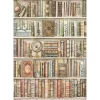 Online Papel de arroz Estantería de Libros Best Sellers 21x30cm Papeles|Decoupage