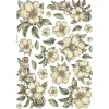 Clearance Papel de arroz Flores Blancas Best Sellers 21x30cm Papeles|Decoupage