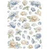 Papel de arroz Flores Timeless 21x30cm Decoupage