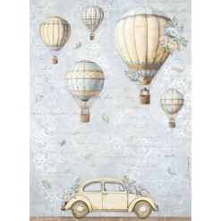 Papel de arroz Globo Timeless 21x30cm Decoupage