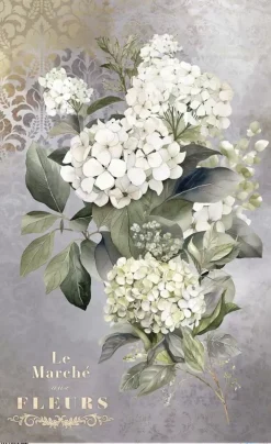 Papel de Arroz Hydrangeas I La Vie en Fleurs 54x33cm Decoupage