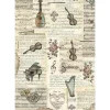 Hot Papel de arroz Instrumentos Music 21x30cm Papeles|Decoupage