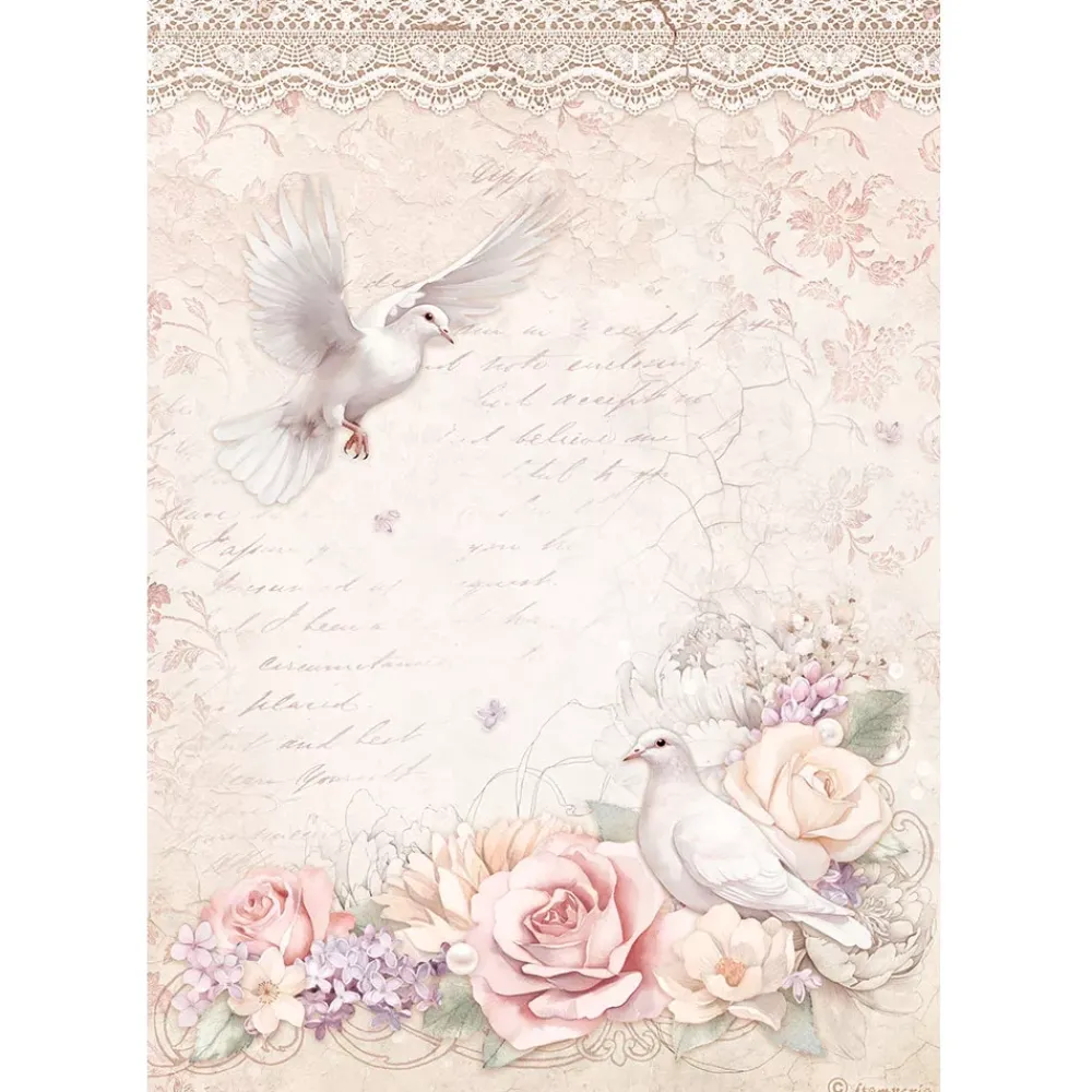 Papel de Arroz IV Romance Forever 21x29cm Decoupage