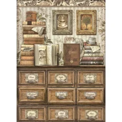 Hot Papel de arroz Libros Coffee & Chocolate Papeles|Decoupage