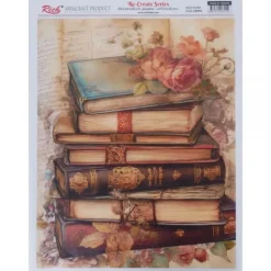 Discount Papel de Arroz Libros 29x42cm Papeles|Decoupage