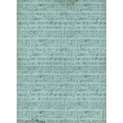Clearance Papel de arroz Partitura Music 21x30cm Papeles|Decoupage