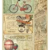 Papel de arroz Post card Around the World 21x29,7cm Papeles|Decoupage